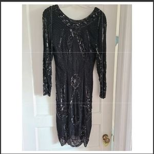 VINTAGE Heavy Sequence dress Swee Lo